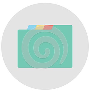 folder, data folder Isolated Vector icon that can be easily edit or modified