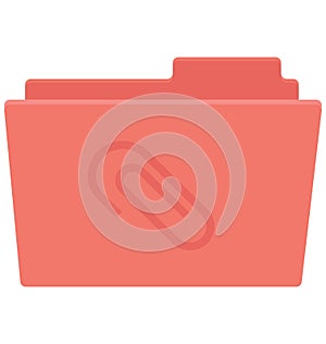 folder, data storage Isolated Vector icon that can be easily edit or modified