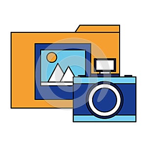 folder file photo camera