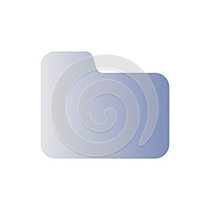 Folder flat gradient color ui icon