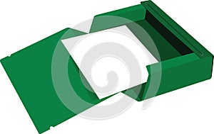 Folder for green office wallets