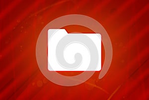 Folder icon isolated on abstract red gradient magnificence background