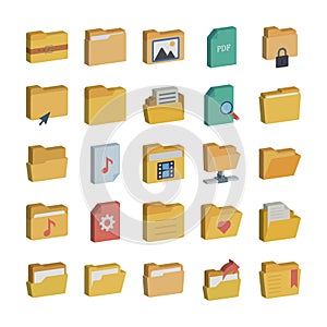 Folder Icon set every sing icon can easily modify or edit