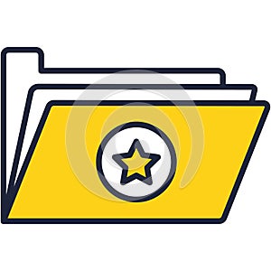 Folder icon vector file and web document archive