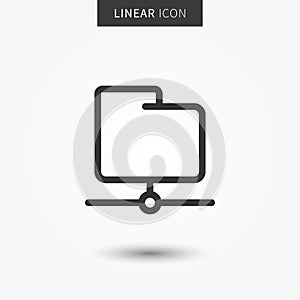 Folder icon vector illustration