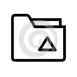 Folder icon vector
