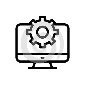 Folder vector thin line icon