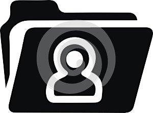 Folder icon with white background