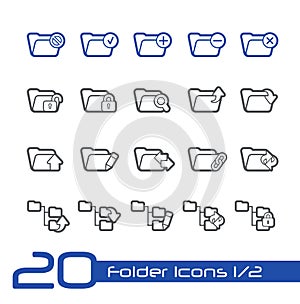 Folder Icons - 1 of 2 // Line Series