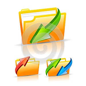Folder icons set