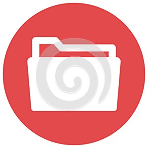 Folder Isolated Vector icon which can easily modify or edit