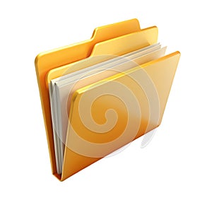 Folder isolated on white background