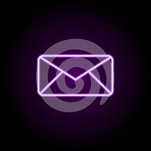 folder and list neon icon. Elements of web set. Simple icon for websites, web design, mobile app, info graphics