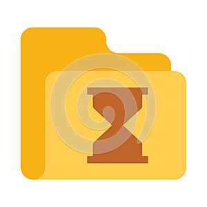 Folder Loading Line icon