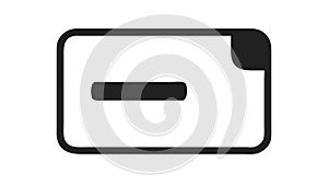 Folder with Minus Sign Icon Remove Delete File Data UI vector design Generative AI