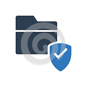 folder protection security icon