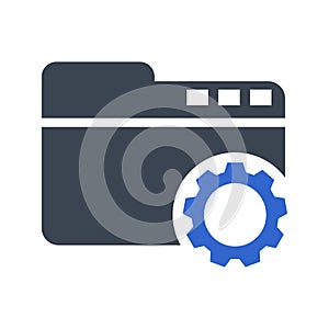 Folder Setting Icon