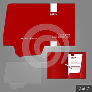 Folder template design