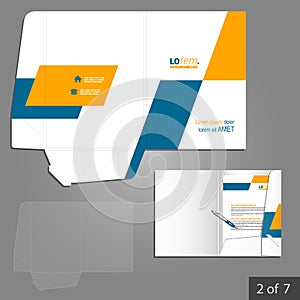 Folder template design