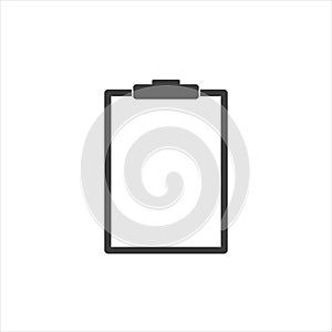 folder text icon on tablet on white background