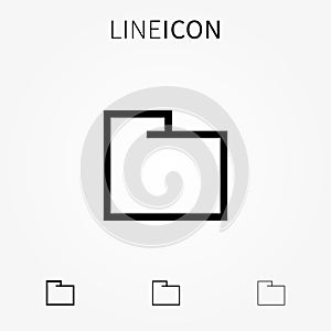 Folder vector icon