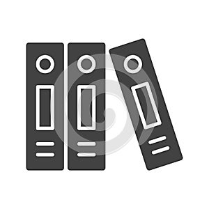 Folders icon vector image.