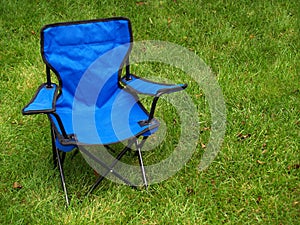 Folding camp chair photo