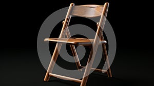 Folding Chair With Realistic Hyper-detailed Rendering