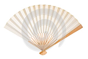 Folding fan isolated