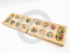 Folding Mancala Board Game