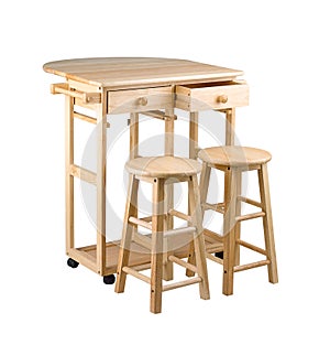 Folding and movable table photo