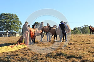 Folding and Packing a Hot Air Balloon