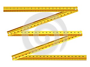 Folding ruler