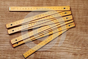 Folding ruler