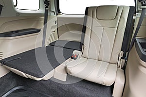 Folding seats and a cargo space photo