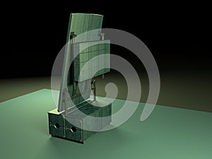 Folding table 3d model-3