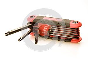 Folding torx set