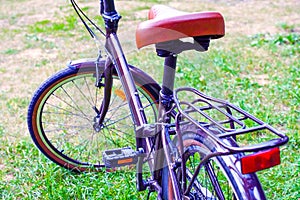 Folding walking women`s bike