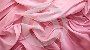 folds pink crumpled paper