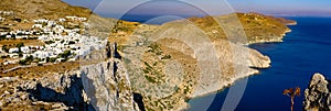 Folegandros big landscape from church of Panaghia