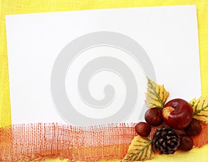 Foliagel autumn background