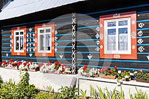 folk architecture in Zdar under Belianske Tatras, Slovakia