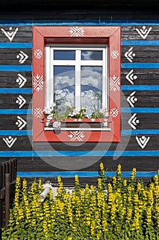 Folk architecture in Zdar under Belianske Tatras, Slovakia