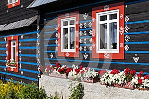 folk architecture in Zdar under Belianske Tatras, Slovakia