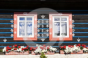 Folk architecture in Zdar under Belianske Tatras, Slovakia