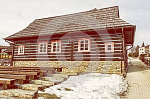 Folk architecture in Zdiar, Belianske Tatry