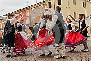 Folk dance ensemble from Calabria, Italy
