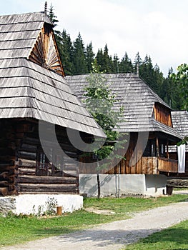 Folk houses in Zuberec museum