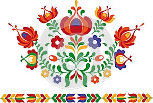 Folk ornament from Eastern Slovakia