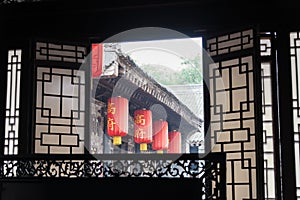 The Folk Residence of Gao Yuesong(Gaojia Dayuan). a famous Historic Sites in Xian, Shaanxi, China.